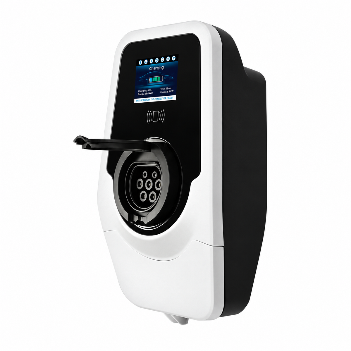 Зарядна станция EVPoint EV22 PRO контакт Тип 2 | 22 kW AC | бяла