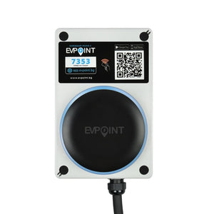 Зарядна станция EVPoint EV7 5 м кабел Тип 2 | 7.4 kW AC | бял цвят
