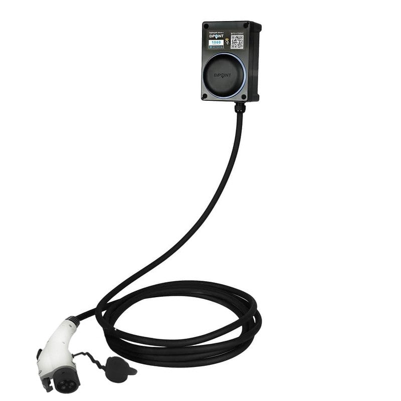 Зарядна станция EVPoint EV7 5м кабел Тип1 | 7.4 kW AC | черен цвят